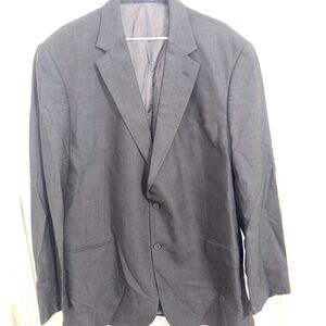 Men's Navy Wool Blazer